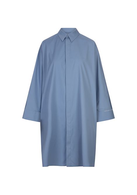 Cocoon Dress in Light Blue Poplin MARNI | ABMA1285S0-UTC22300B51