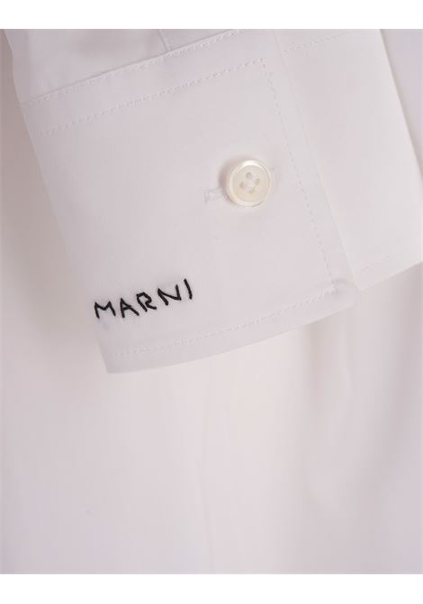 White Cotton Poplin Shirt MARNI | CAMA0593S1-UTC22300W01