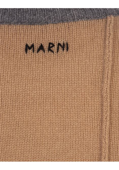 Maglione In Cashmere Color Block EARTHOFSIENA MARNI | GCMD0504Q0-UFX385ICM20