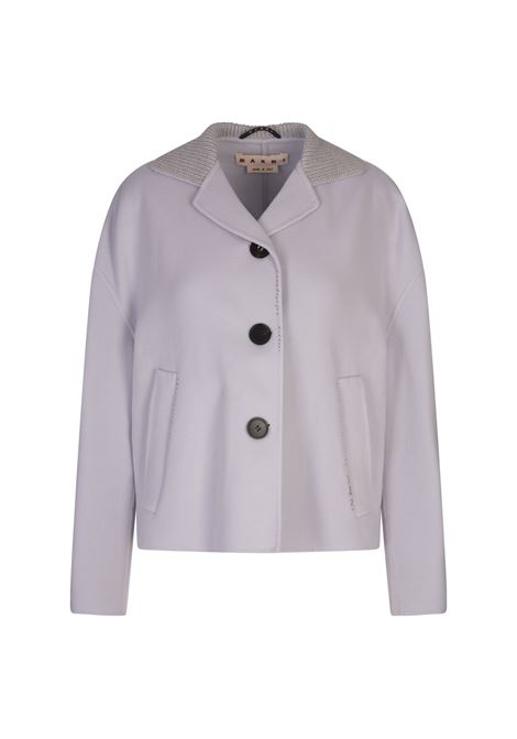 Giacca In Panno Grigio Di Lana e Cashmere MARNI | GIMA0267KL-UTWA2100N15