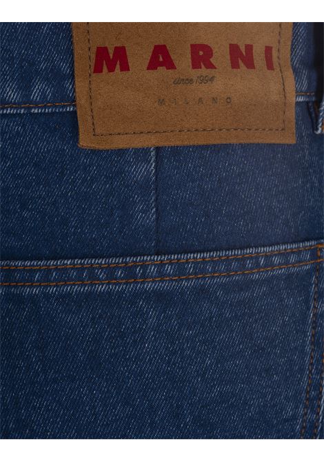 Jeans a Gamba Larga In Denim Blu MARNI | PAJD0514-USCU83BDB60