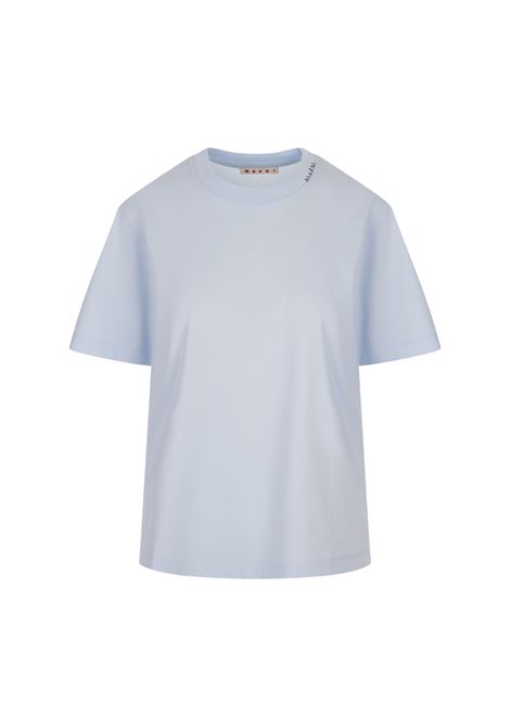 Set di 3 T-Shirt In Nero/Bianco/Azzurro MARNI | THJE0211X2-UTCZ6800B18