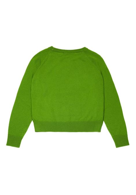 Pullover In Lana Verde Con Cuore MAX&CO. KIDS | MX0003-MX004MX503