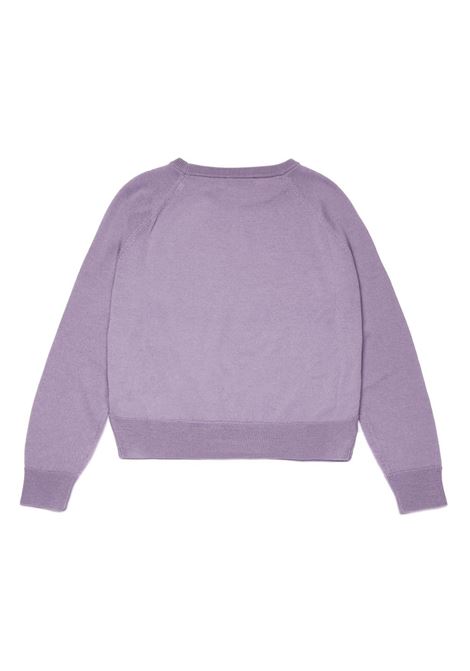 Lilac Wool Pullover With Heart MAX&CO. KIDS | MX0003-MX004MX601