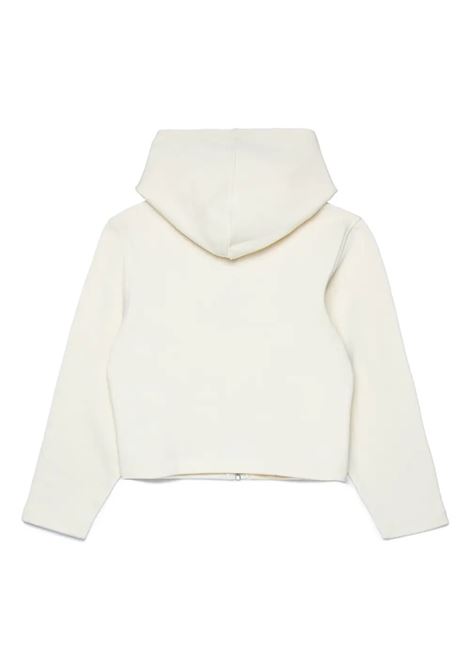 Felpa Zip-Up Bianc Con Logo e Cappuccio MAX&CO. KIDS | MX0054-MX056MX102