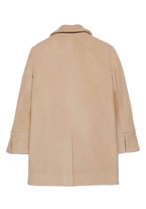 Beige Wool Single-Breasted Coat MAX&CO. KIDS | MX0093-MX052MX702