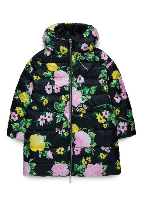 Printed Black Down Jacket by Max&Co Kids with Richard Quinn MAX&CO. KIDS | MX0102-MX065MX900