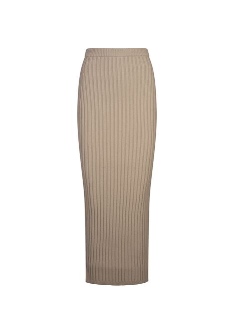 Beige Seta Skirt MAX MARA | 2421306033600002