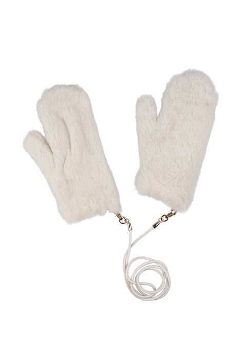 White Ombrato Gloves MAX MARA | 2424566062600001