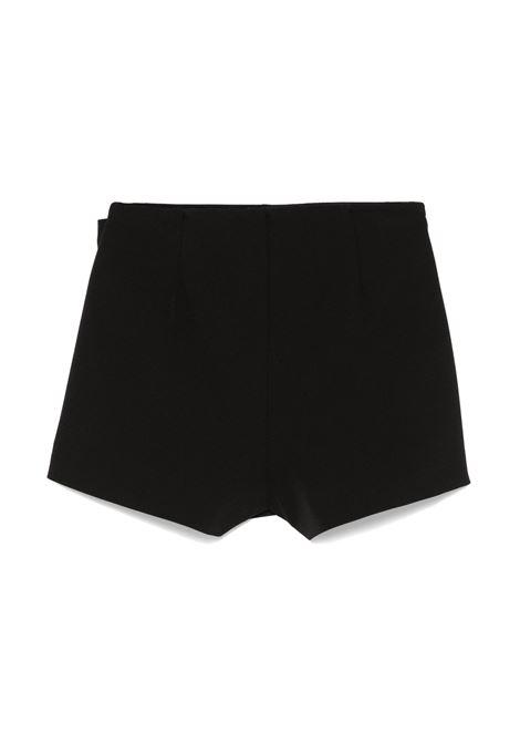 Black Shorts With Bow and Rhinestone Monogram MISS BLUMARINE | IF4018T261422222