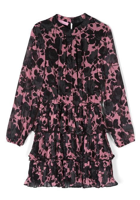 Printed Pink Dress MISS BLUMARINE KIDS | IF4020T2810N9943