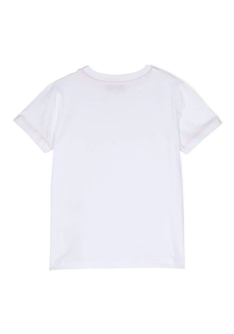 White T-Shirt With Zigzag Missoni Logo MISSONI KIDS | MV8P11-Z0082100