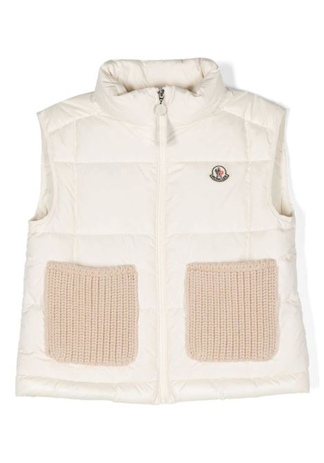 MONCLER ENFANT Gilet Imbottito Rhoda Bianco - MONCLER ENFANT