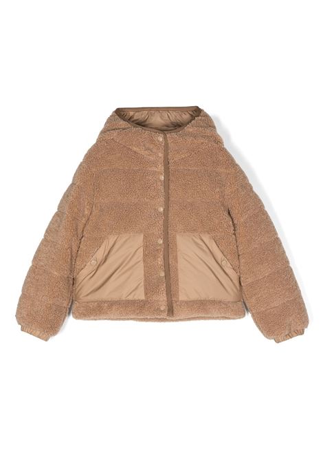 Beige Audrieu Down Jacket With Teddy Effect MONCLER ENFANT | 1A000-38 5977H22B