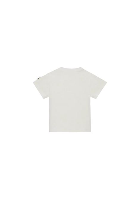 White T-Shirt With Logo Motif MONCLER ENFANT | 8C000-03 8790N034