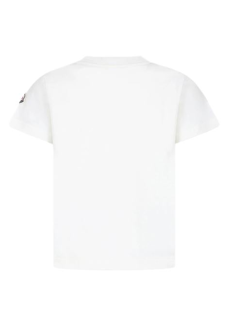 White T-Shirt With Maxi Logo MONCLER ENFANT | 8C000-05 83907034