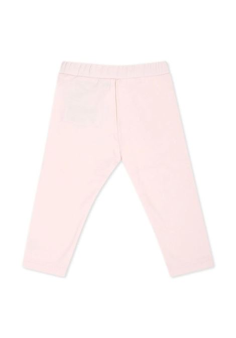 Pink Leggings With Logo Patch MONCLER ENFANT | 8H000-02 8790N503