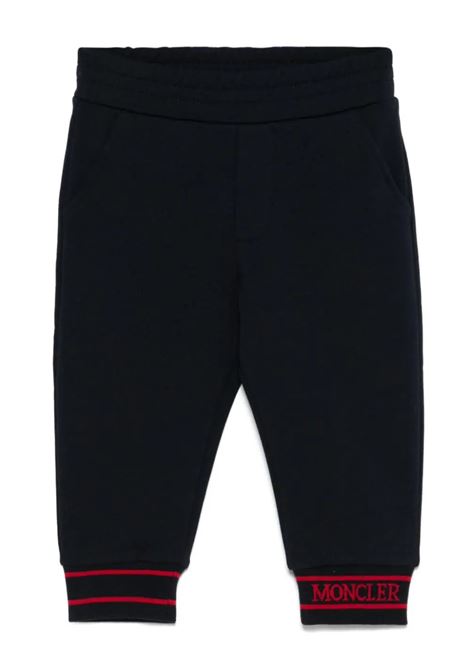 Joggers Blu Con Fondo Gamba Logato MONCLER ENFANT | 8H000-03 89AM3778