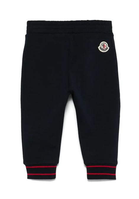 Blue Joggers With Logo Leg Bottom MONCLER ENFANT | 8H000-03 89AM3778