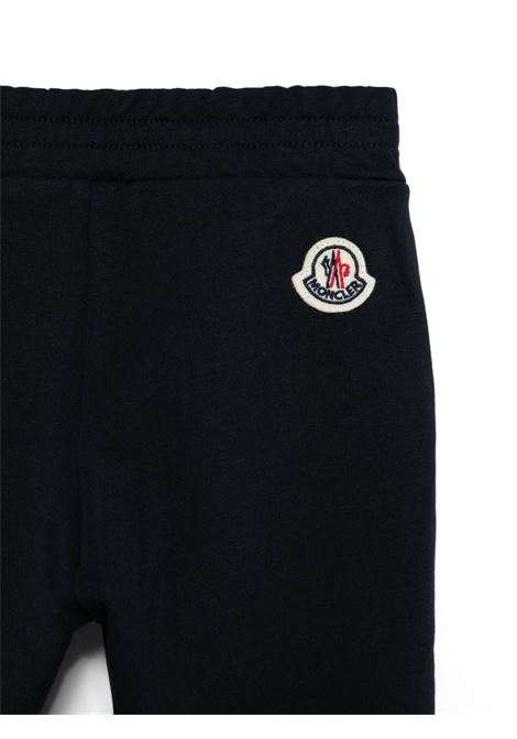 Joggers Blu Con Fondo Gamba Logato MONCLER ENFANT | 8H000-03 89AM3778