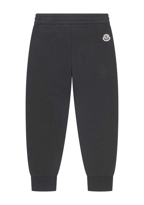 Black Joggers With Embroidered Logo MONCLER ENFANT | 8H000-04 899PS999