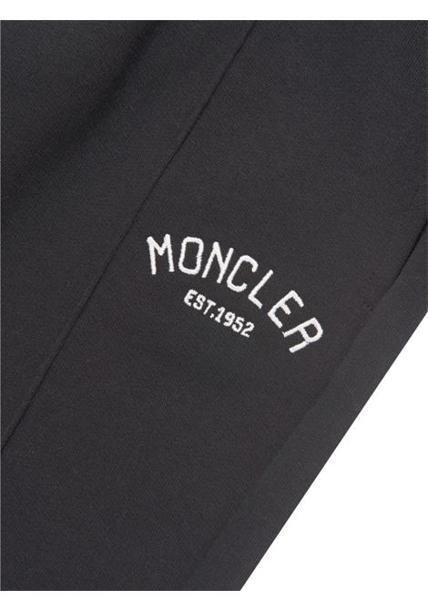 Black Joggers With Embroidered Logo MONCLER ENFANT | 8H000-04 899PS999