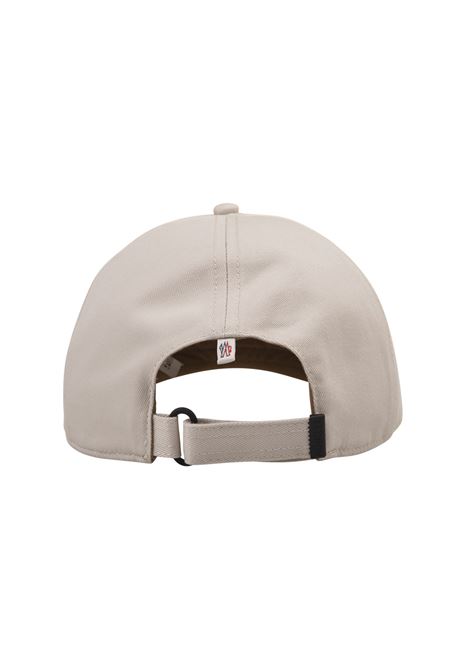 Light Beige Gabardine Baseball Hat With Logo Patch MONCLER GRENOBLE | 3B000-03 0486320D
