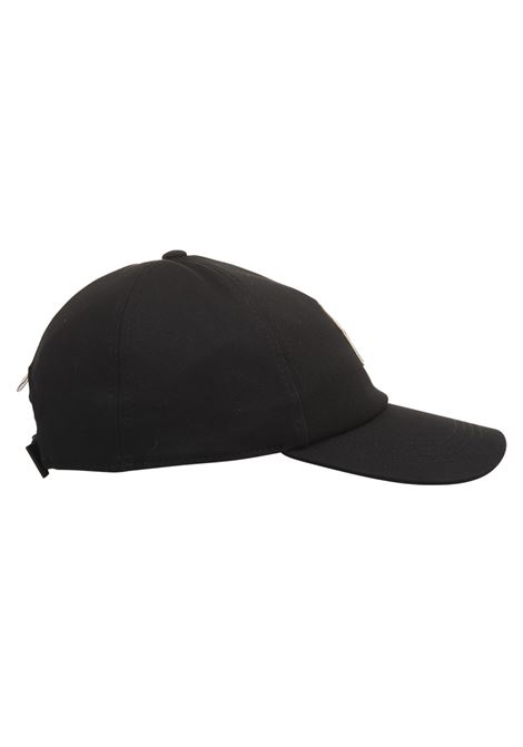 Cappello Da Baseball In Gabardine Nero Con Patch Logo MONCLER GRENOBLE | 3B000-03 04863999