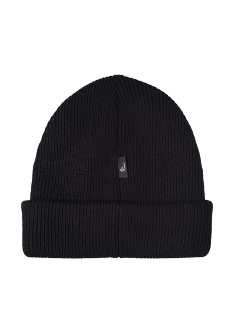 Black Wool Beanie With Logo Patch MONCLER GRENOBLE | 3B000-06 M1115999