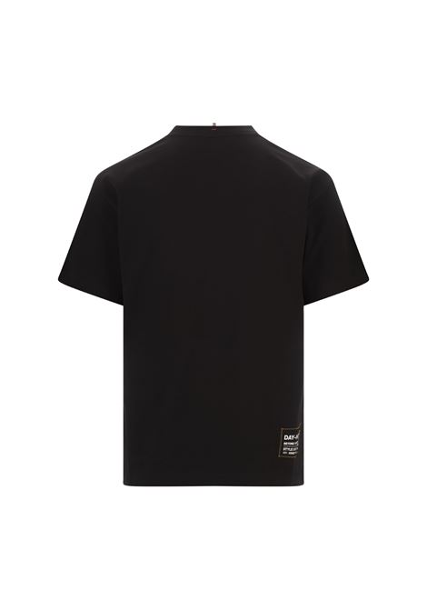 Black T-Shirt With Contrast Logo MONCLER GRENOBLE | 8C000-01 83927999