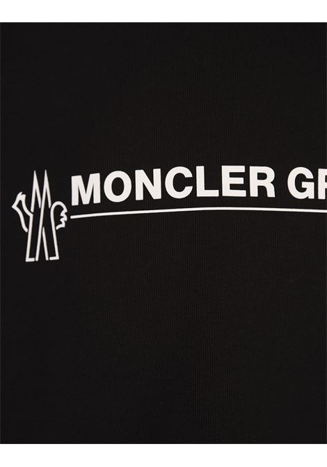 T-Shirt Nera Con Logo a Contrasto MONCLER GRENOBLE | 8C000-01 83927999