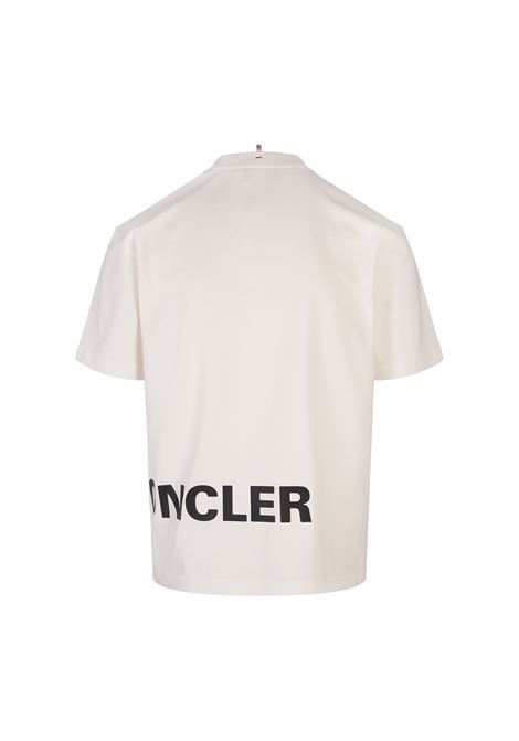 White T-Shirt With Moncler Grenoble Logo  MONCLER GRENOBLE | 8C000-07 83927041