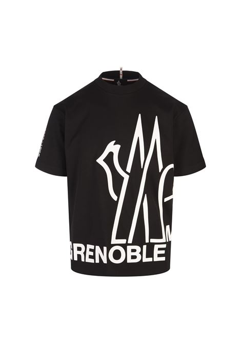 Black T-Shirt With Moncler Grenoble Logo  MONCLER GRENOBLE | 8C000-07 83927999