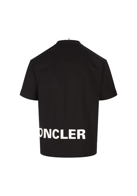 T-Shirt Nera Con Logo Moncler Grenoble MONCLER GRENOBLE | 8C000-07 83927999