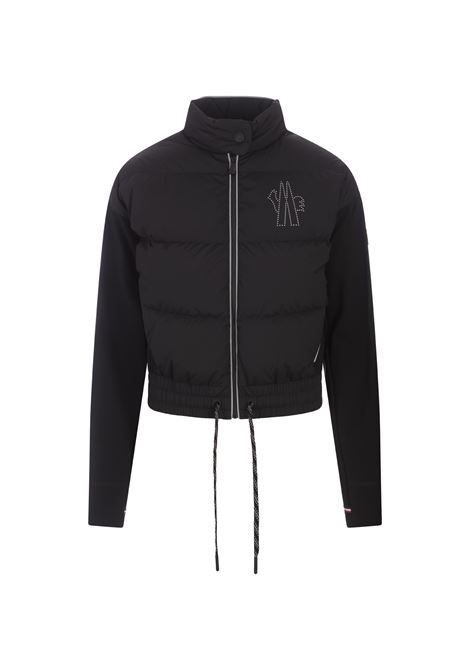 DAY-NAMIC Logo Cardigan in Black MONCLER GRENOBLE | 8G000-08 829H7999