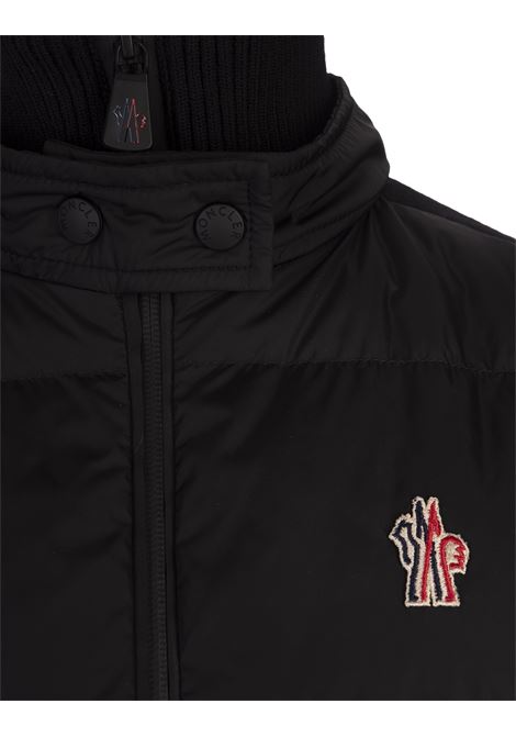 Black Wool Padded Cardigan With Zip MONCLER GRENOBLE | 9B000-04 M1122999