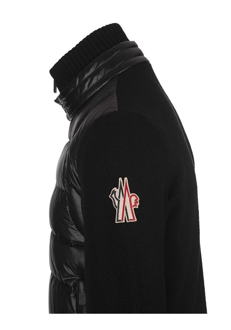 Black Wool Padded Cardigan With Zip MONCLER GRENOBLE | 9B000-11 M1122999