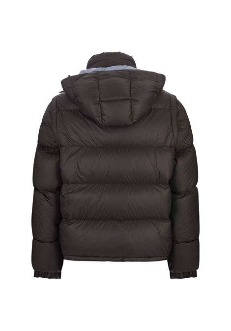 Cyclone 2 In 1 Down Jacket In Dark Brown MONCLER | 1A000-22 596RD689