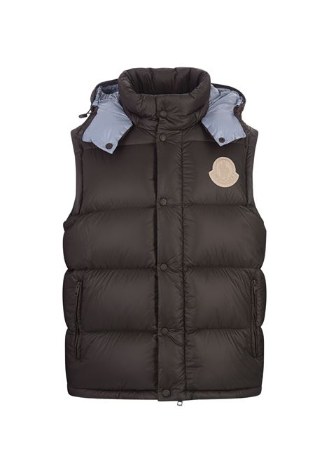 Cyclone 2 In 1 Down Jacket In Dark Brown MONCLER | 1A000-22 596RD689