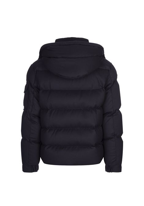 Night Blue Vezere Hooded Short Down Jacket MONCLER | 1A001-57 54272742