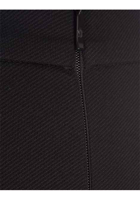 Black Slim Fit Stretch Gabardine Trousers MONCLER | 2A000-18 89A3Q999