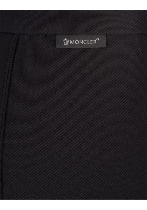 Black Slim Fit Stretch Gabardine Trousers MONCLER | 2A000-18 89A3Q999