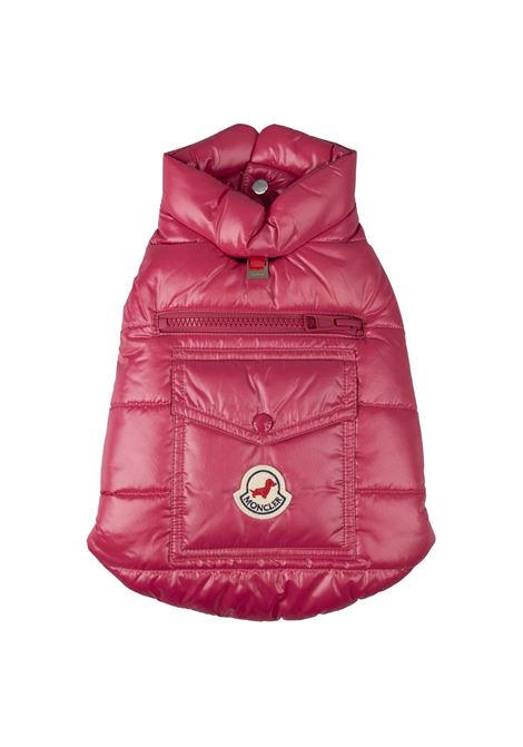 MONCLER Gilet Imbottito Per Cani Rosa Brillante - MONCLER