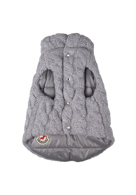 Reversible Padded Gilet For Dogs In Grey MONCLER | 3G000-03 M4363P99