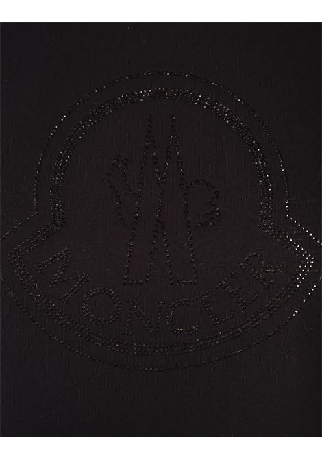 Black T-Shirt With Crystals Logo MONCLER | 8C000-17 829FB999