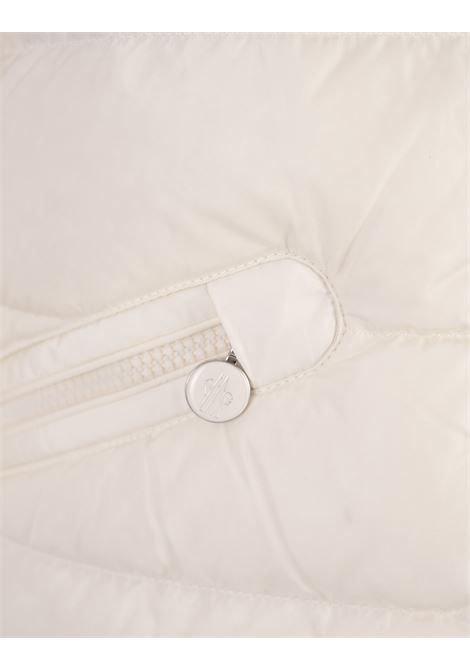 White Padded Zip-Up Sweatshirt MONCLER | 8G000-03 89ALE034