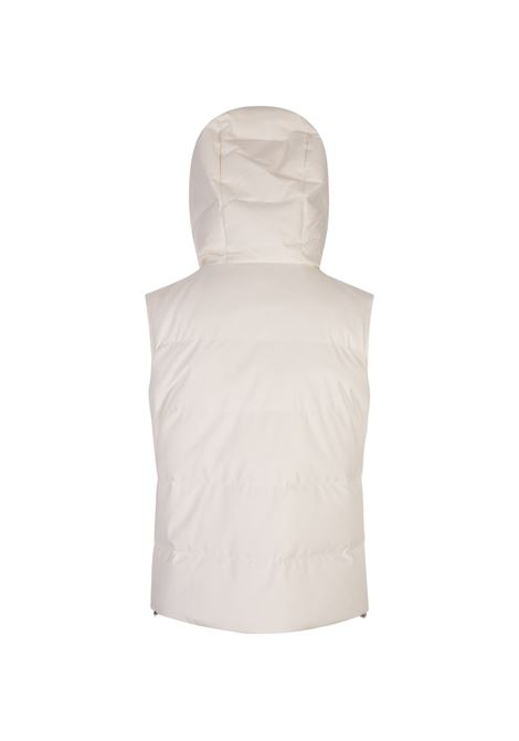 White Padded Gilet With Hood MONTECORE | F07MUWX582-18501