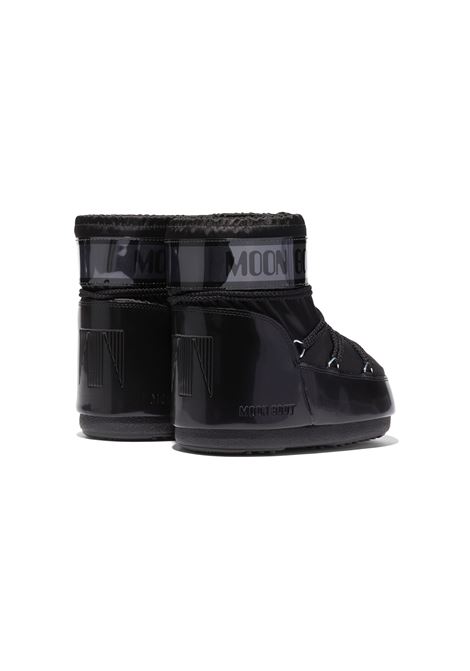 Black Satin Icon Low Glance Boots MOON BOOT | 80D1409350N001