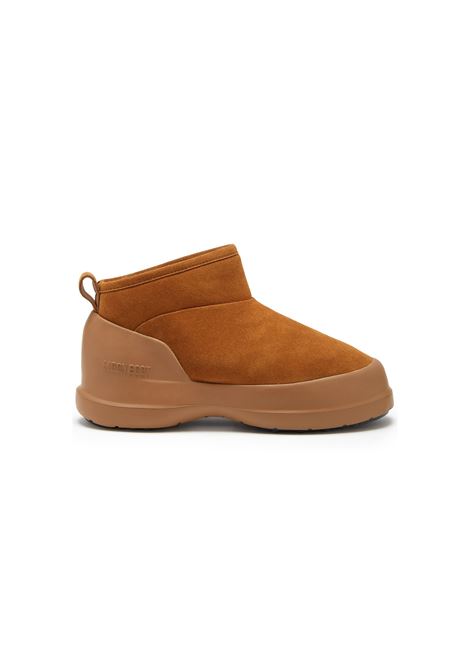 Cognac Low Luna Boots In Suede MOON BOOT | 80D2480040M008