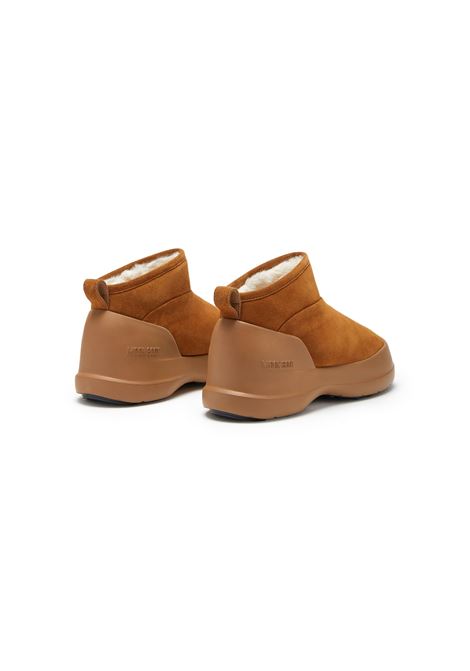 Cognac Low Luna Boots In Suede MOON BOOT | 80D2480040M008